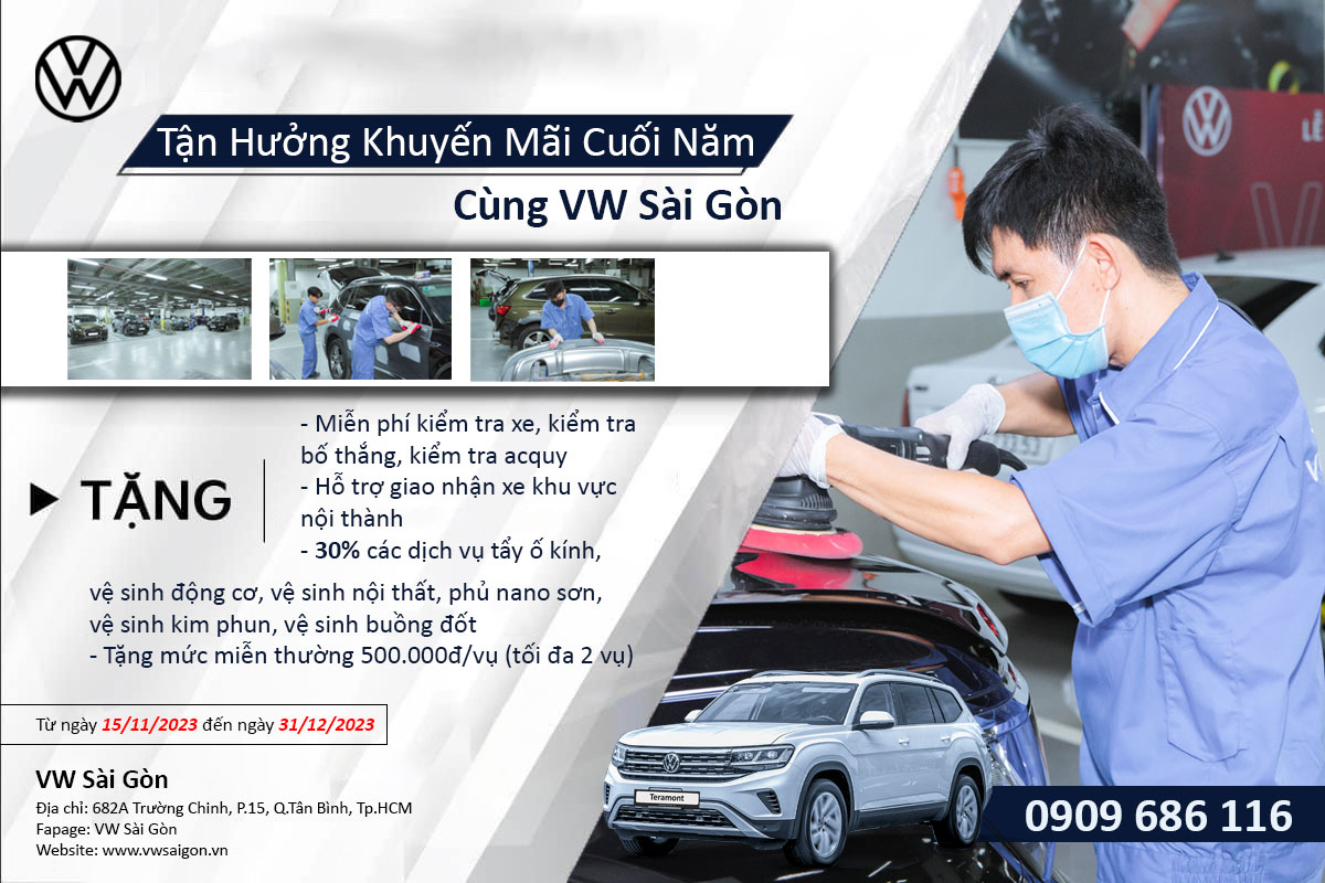 Khuyến mãi VW Sài Gòn tháng 12/2023