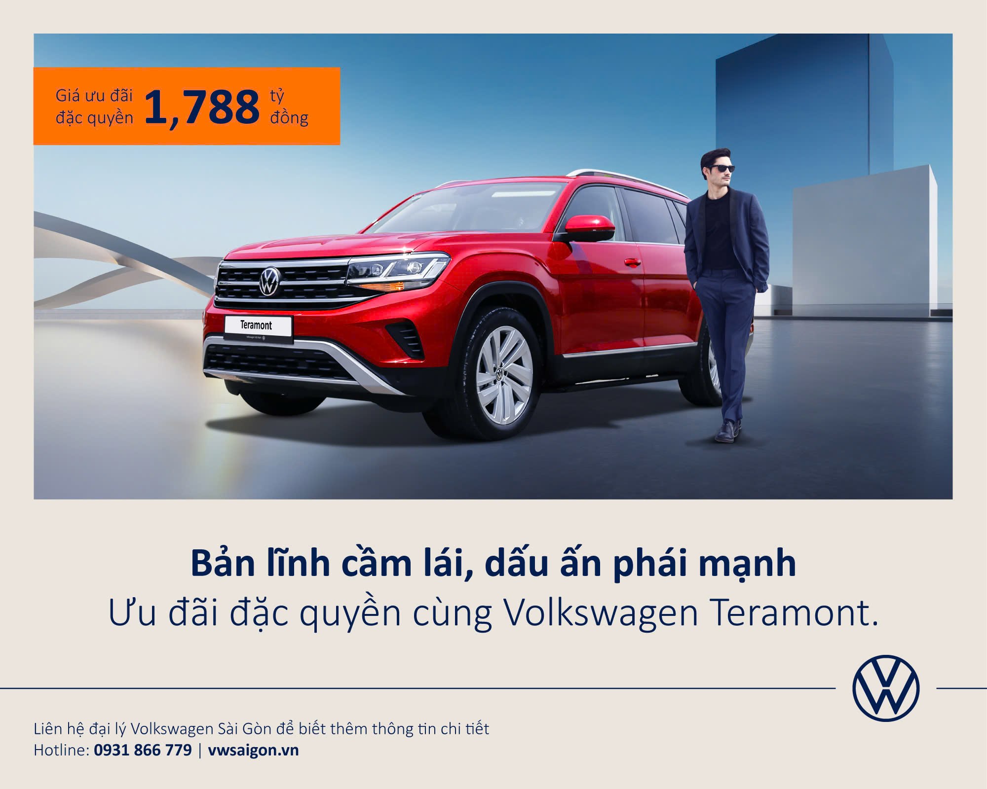 Volkswagen Teramont – SUV sang trọng, ưu đãi cực lớn
