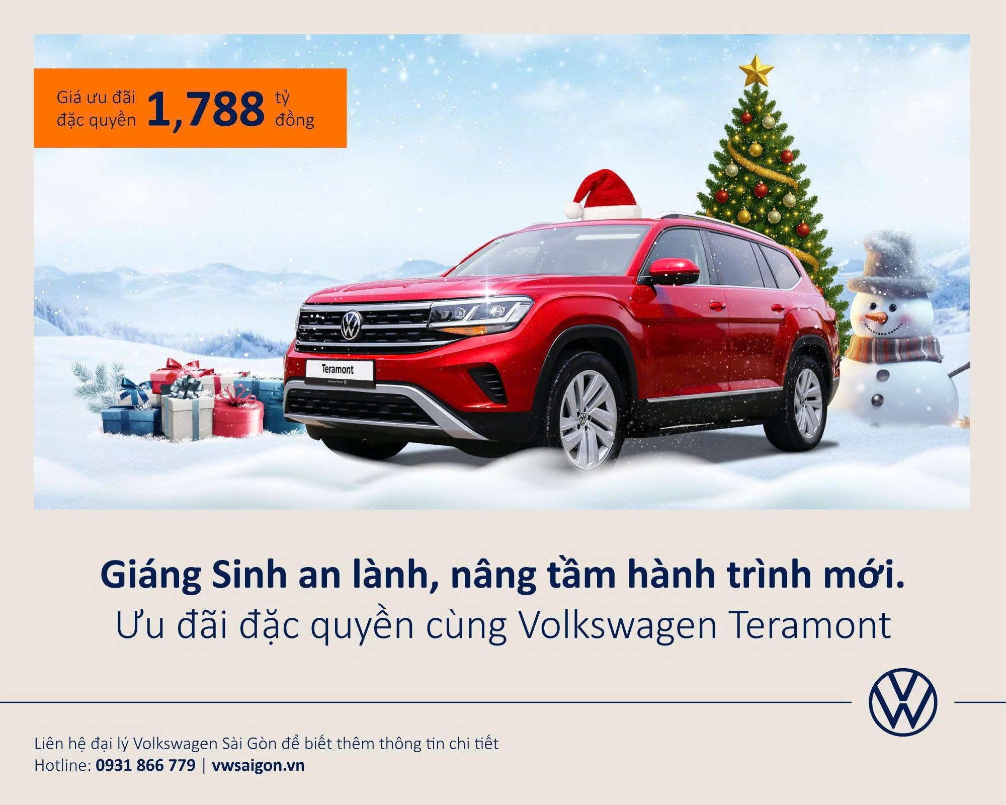 Khuyến mãi Volkswagen Teramont tháng 12.2025