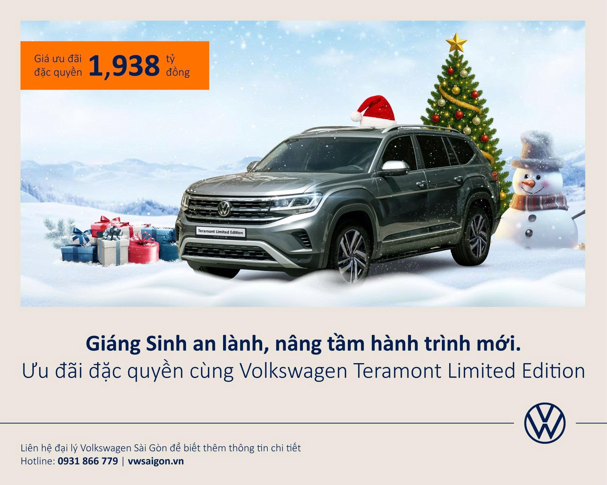 Khuyến mãi Volkswagen Teramont LE tháng 12.2025