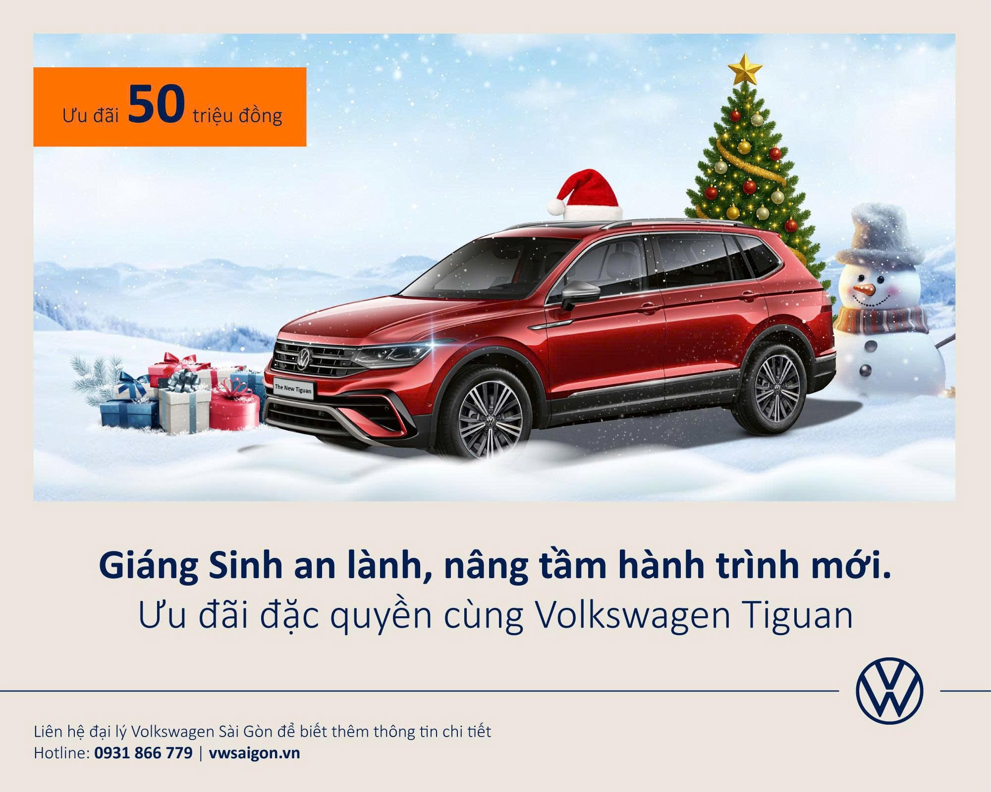 Khuyến mãi Volkswagen Tiguan – SUV đô thị linh hoạt