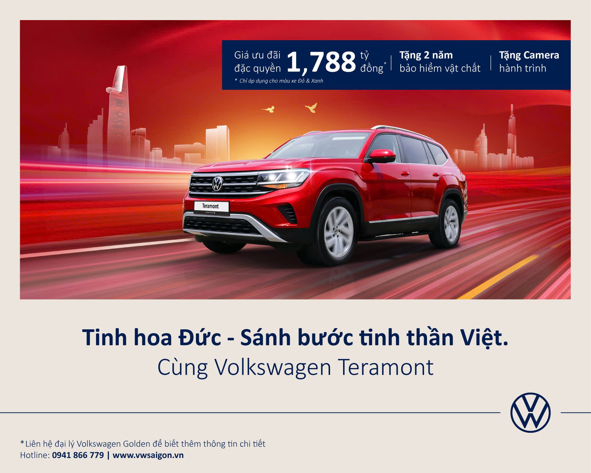 Volkswagen Teramont – SUV 7 chỗ mạnh mẽ, tiện nghi