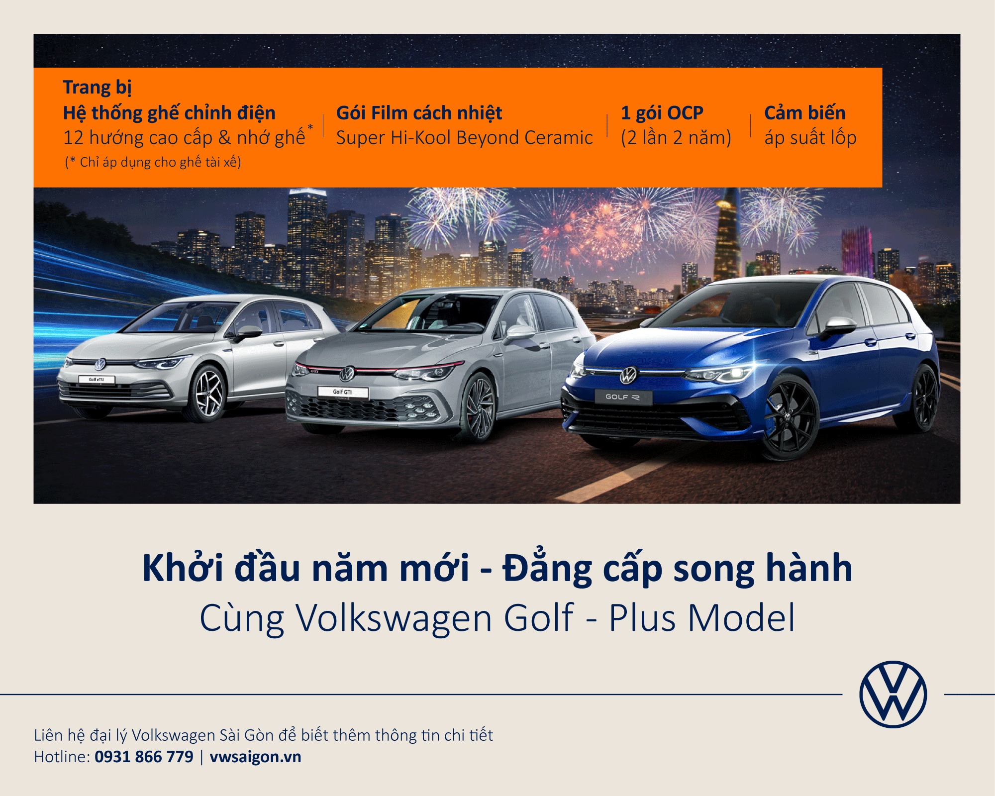 Khuyến mãi Volkswagen tháng 1.2026 dành cho Golf