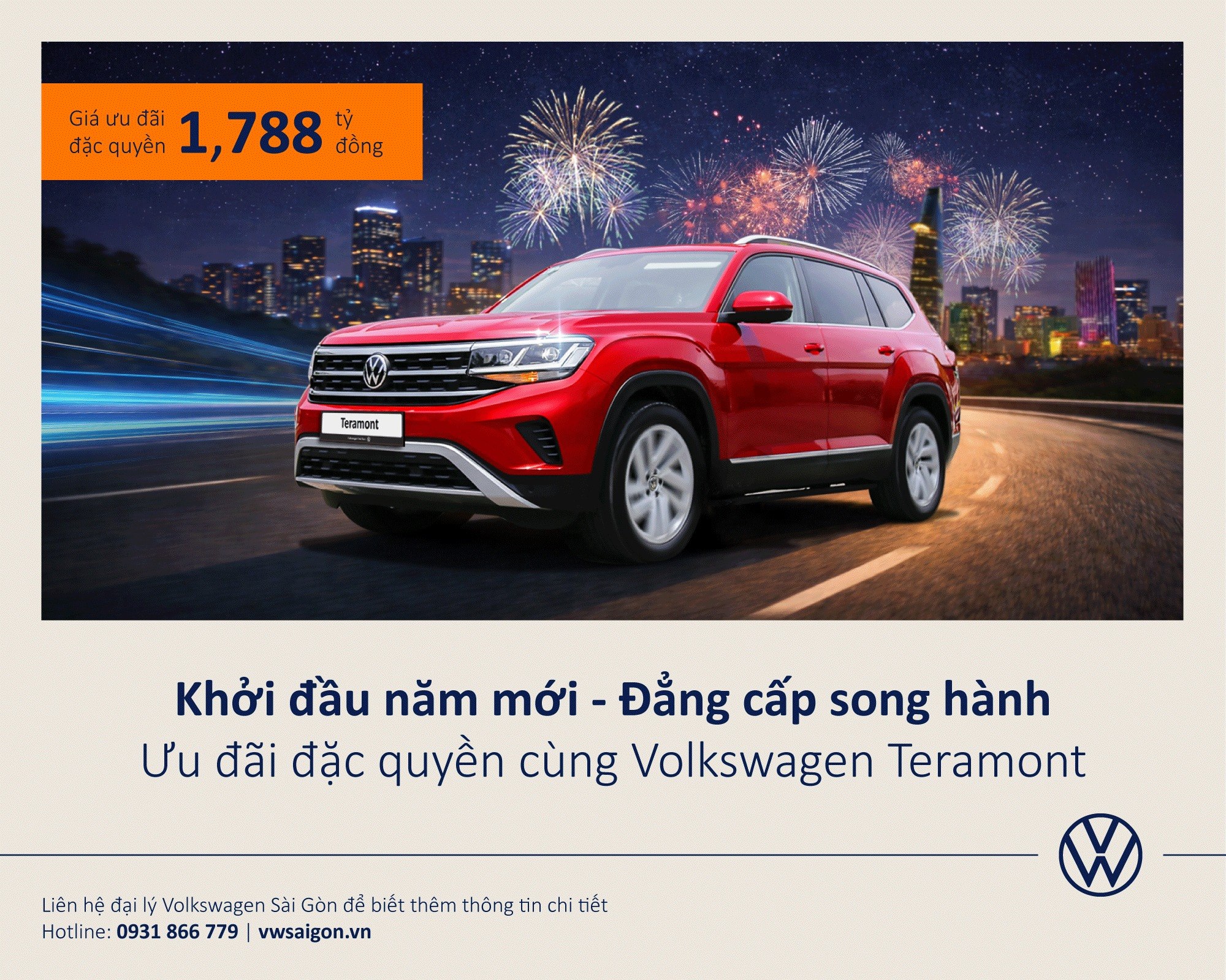 Volkswagen Teramont – SUV 7 chỗ rộng rãi cho gia đình