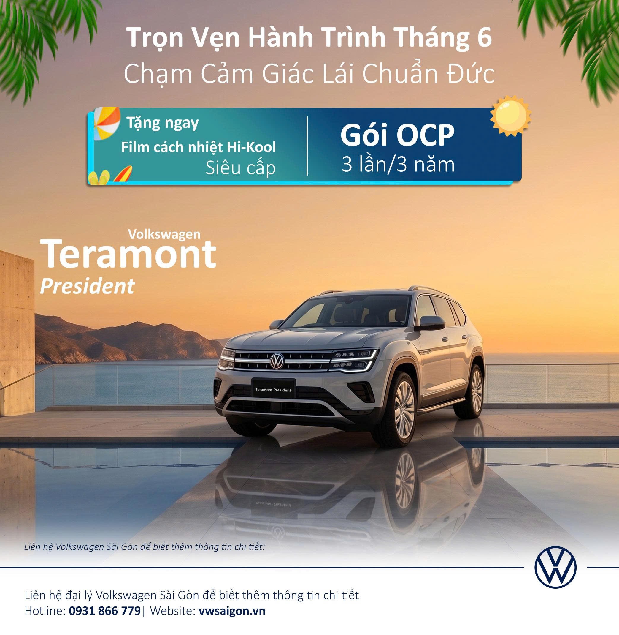 Ưu đãi Volkswagen Teramont President