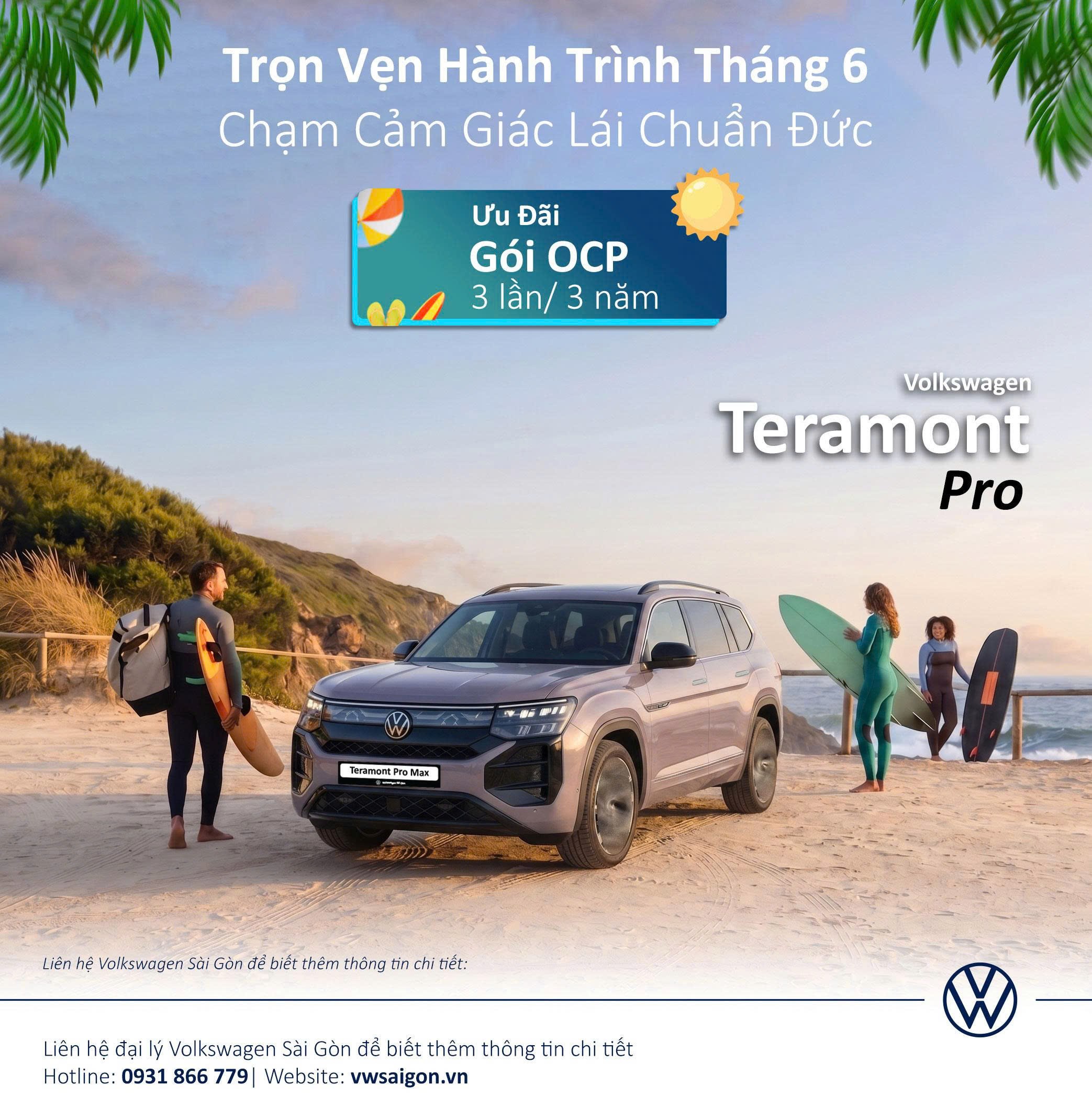 Chương trình ưu đãi Volkswagen Tháng 06.2026