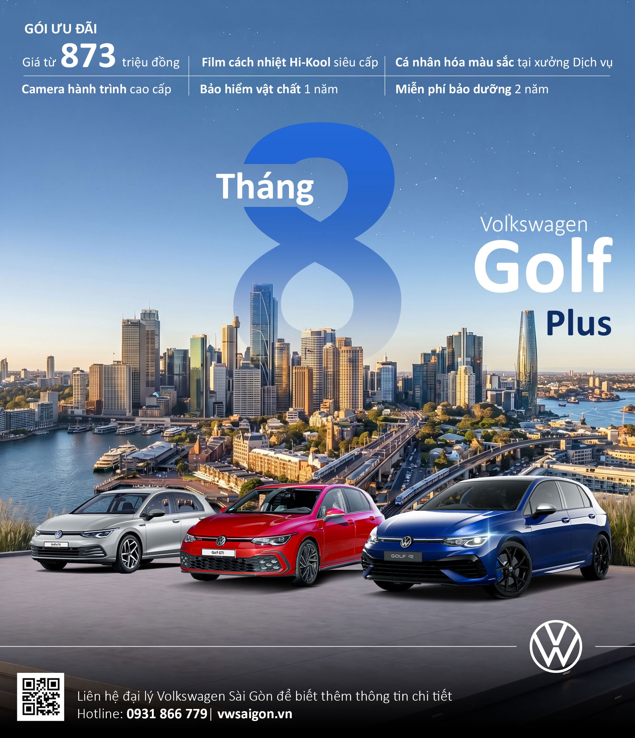 Giá xe Volkswagen Golf và ưu đãi tháng 8 