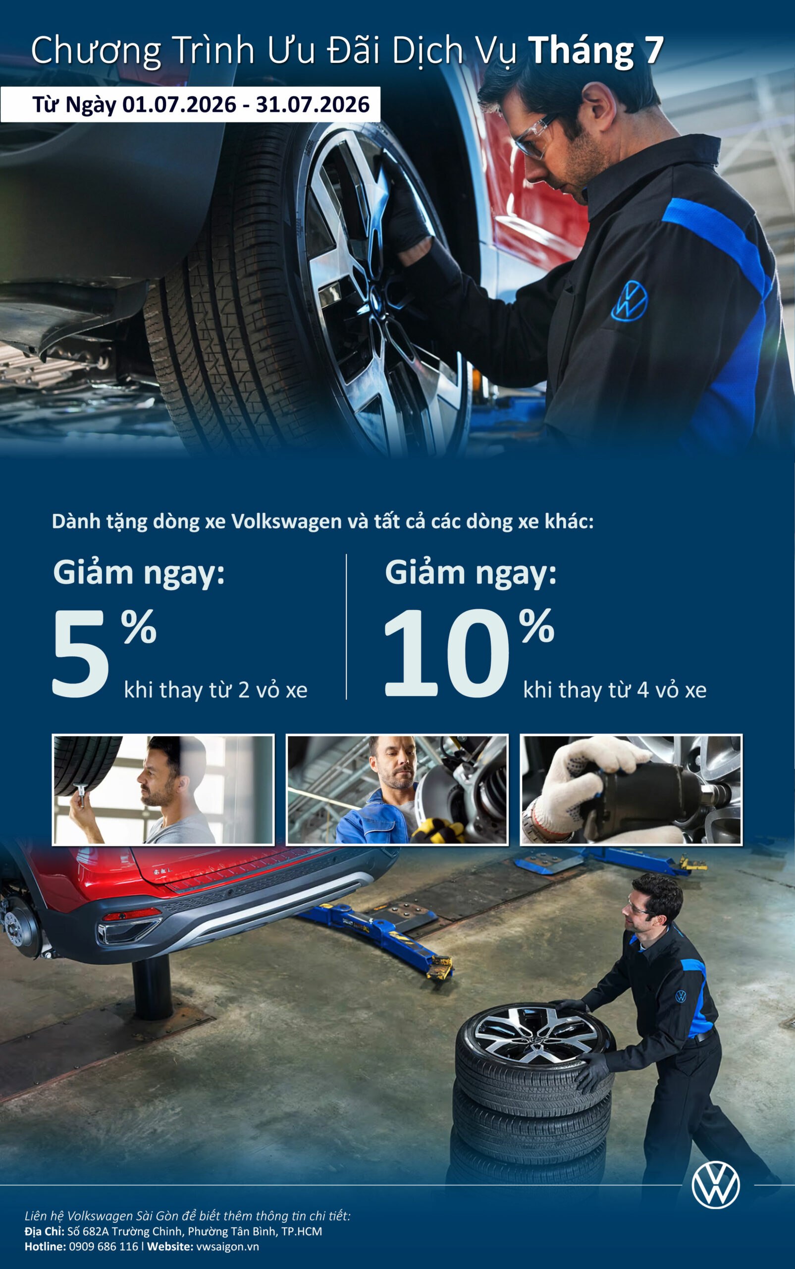 Tin tức Ưu đãi dịch vụ thay lốp