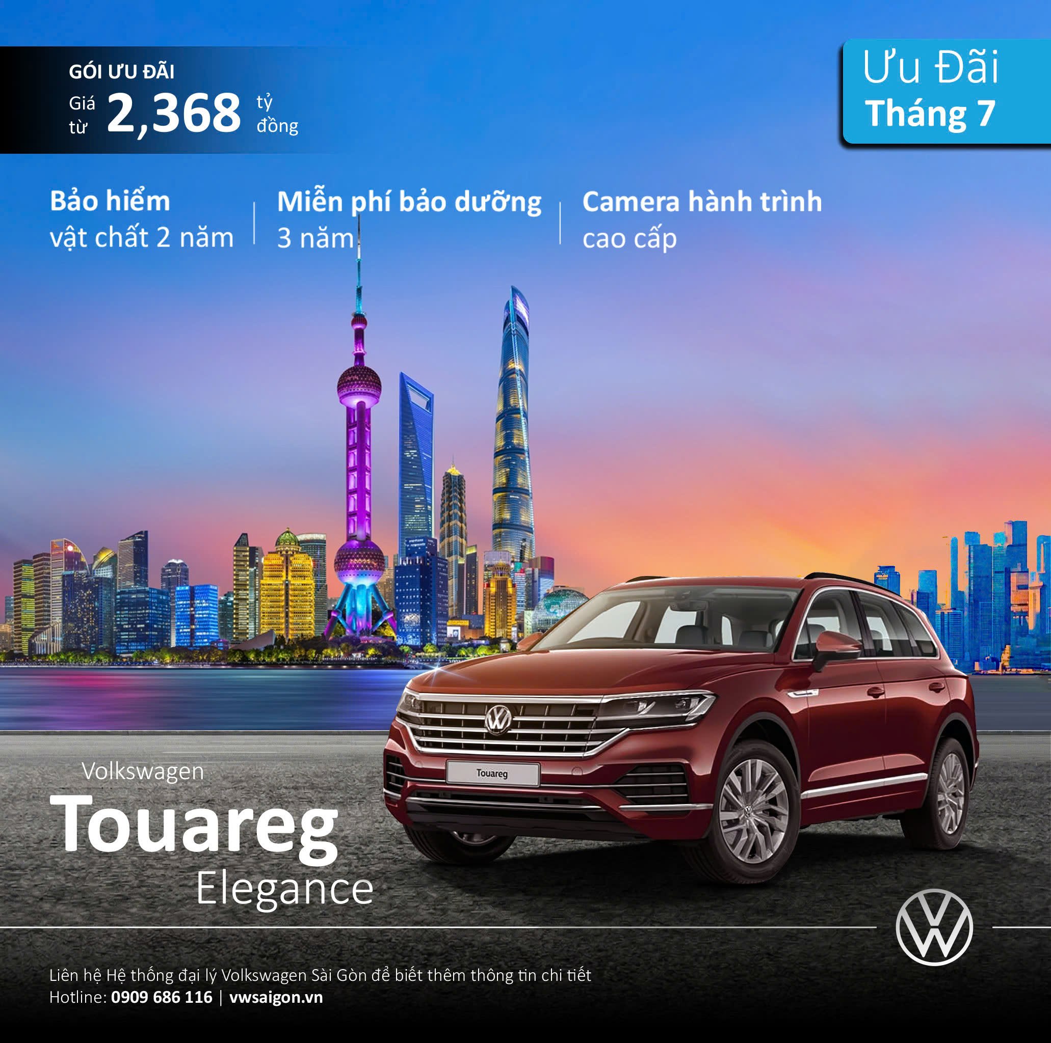 Ưu Đãi Volkswagen Tháng 7 Tại Volkswagen Sài Gòn Ưu đãi Volkswagen Touareg
