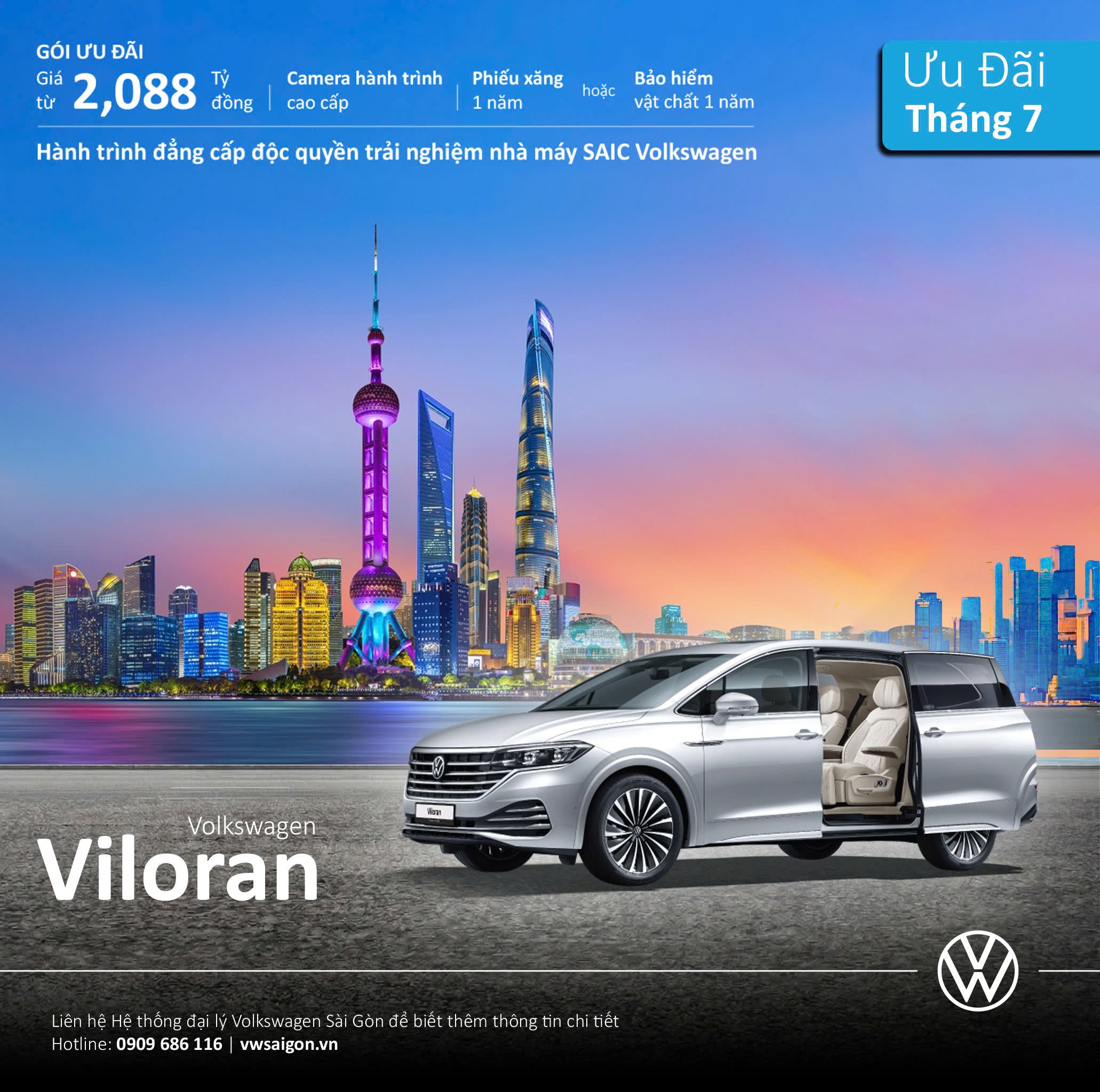Ưu Đãi Volkswagen Tháng 7 Tại Volkswagen Sài Gòn Ưu đãi Volkswagen Viloran