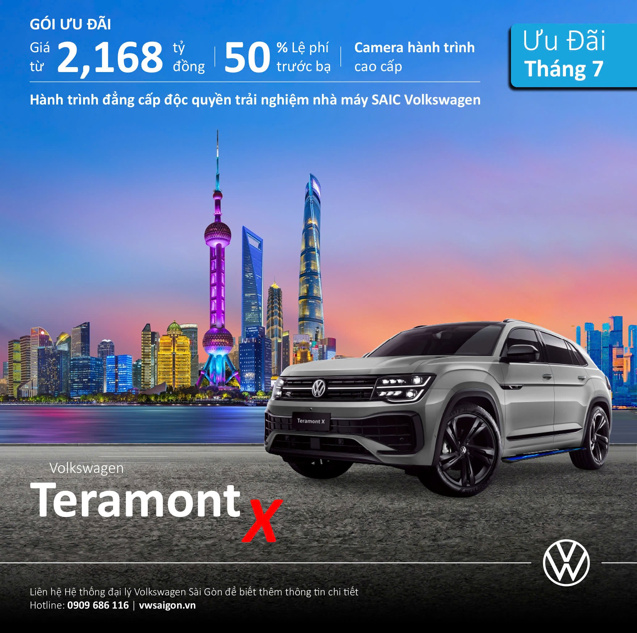 Ưu Đãi Volkswagen Tháng 7 Tại Volkswagen Sài Gòn Ưu đãi Volkswagen Teramont X