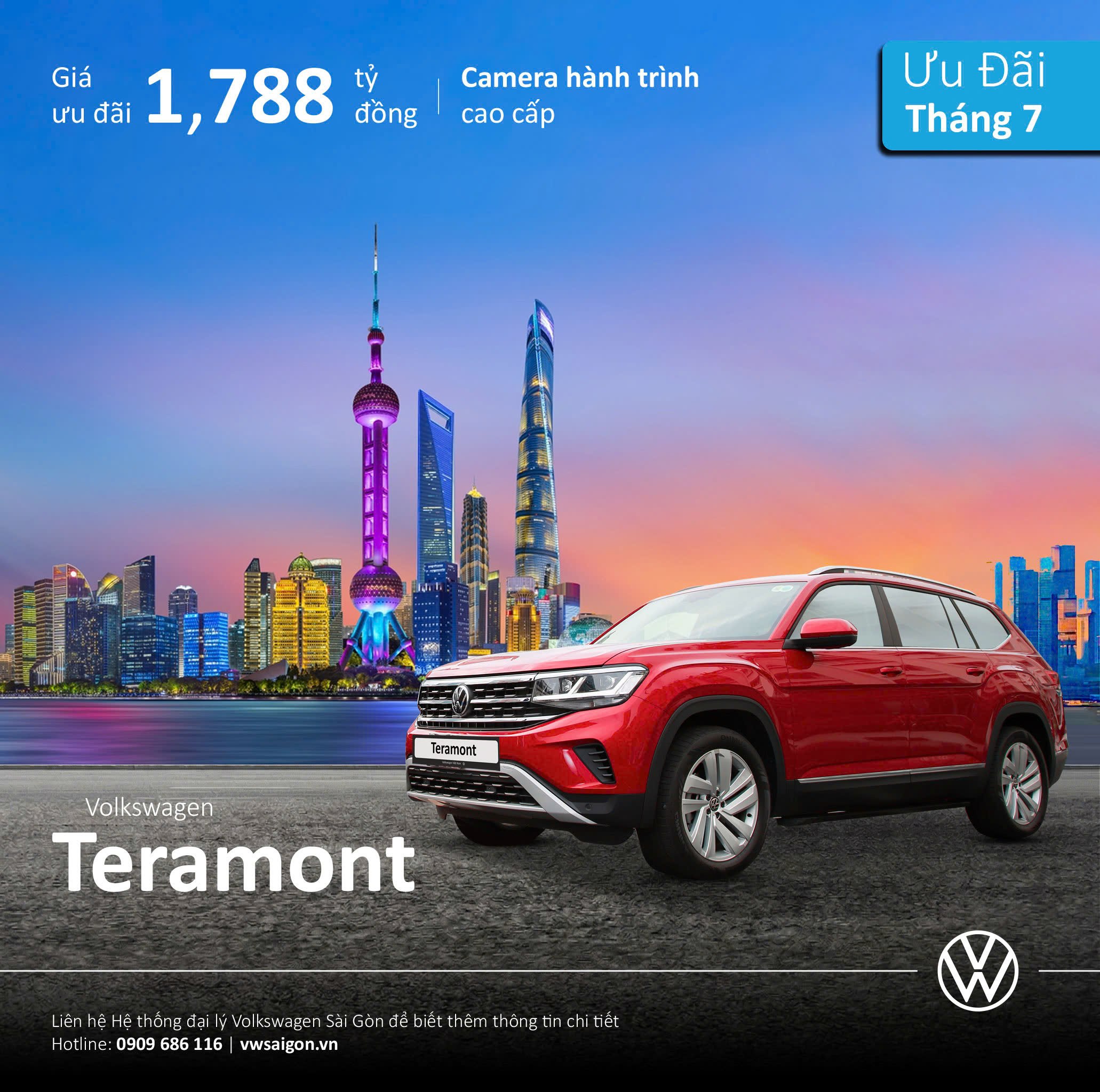 Ưu Đãi Volkswagen Tháng 7 Tại Volkswagen Sài Gòn Ưu đãi Volkswagen Teramont