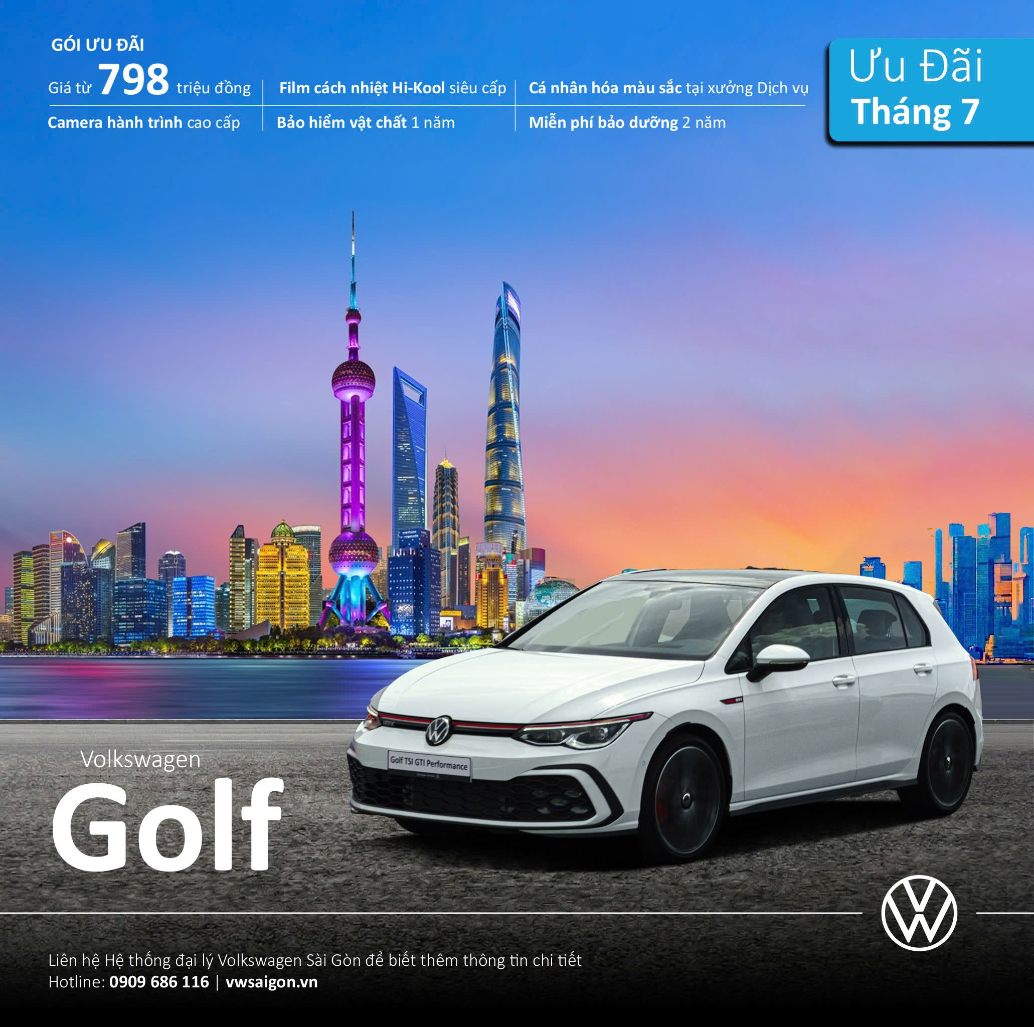 Ưu Đãi Volkswagen Tháng 7 Tại Volkswagen Sài Gòn Ưu đãi Volkswagen Golf